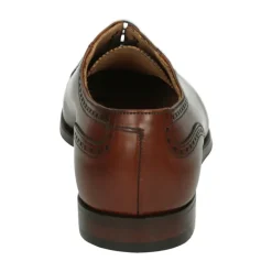Elegante Cognac Leder Business Schuhe