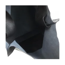 Elegante Handtasche aus Schwarzem Hirschleder