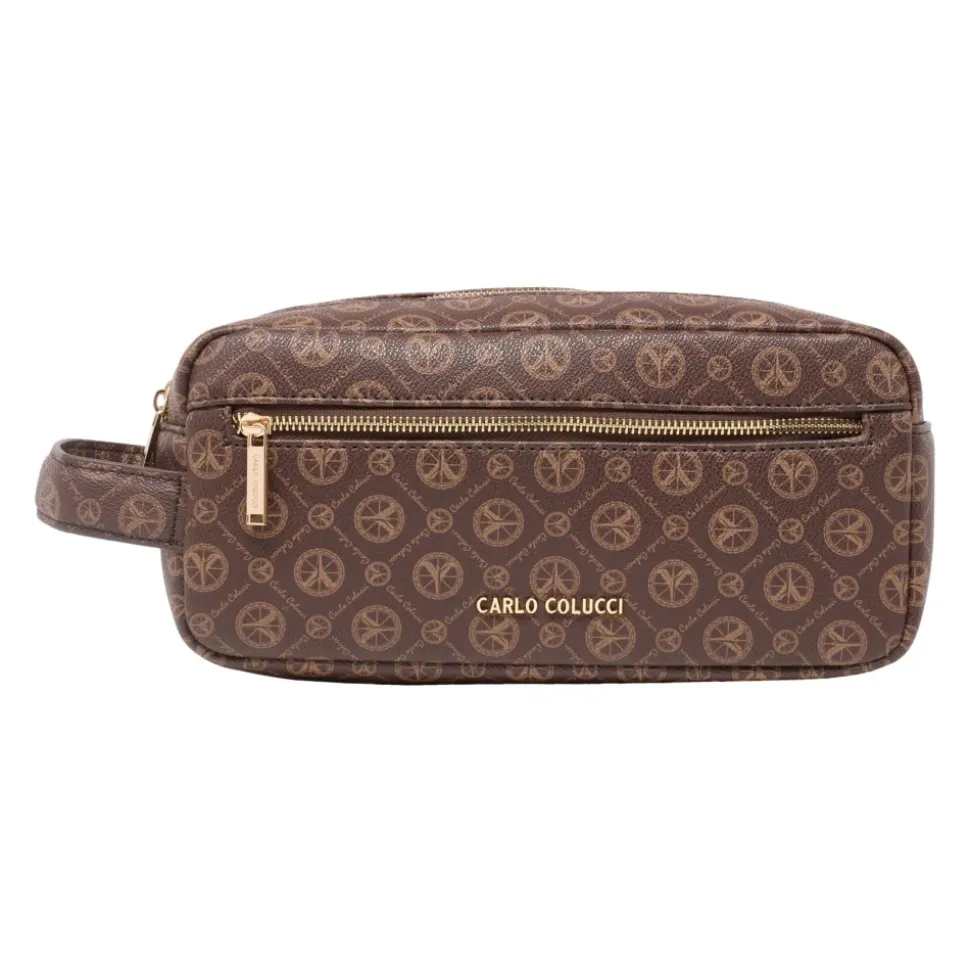 Elegante Kosmetiktasche mit Logoprint