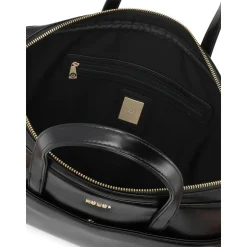Elegante Leder-Laptoptasche