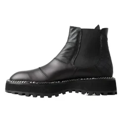 Elegante Schwarze Knöchel-Stretch-Stiefel