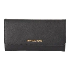 Elegante strukturierte Brieftasche mit Druckknopf