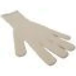 Elegante weie Kaschmirhandschuhe