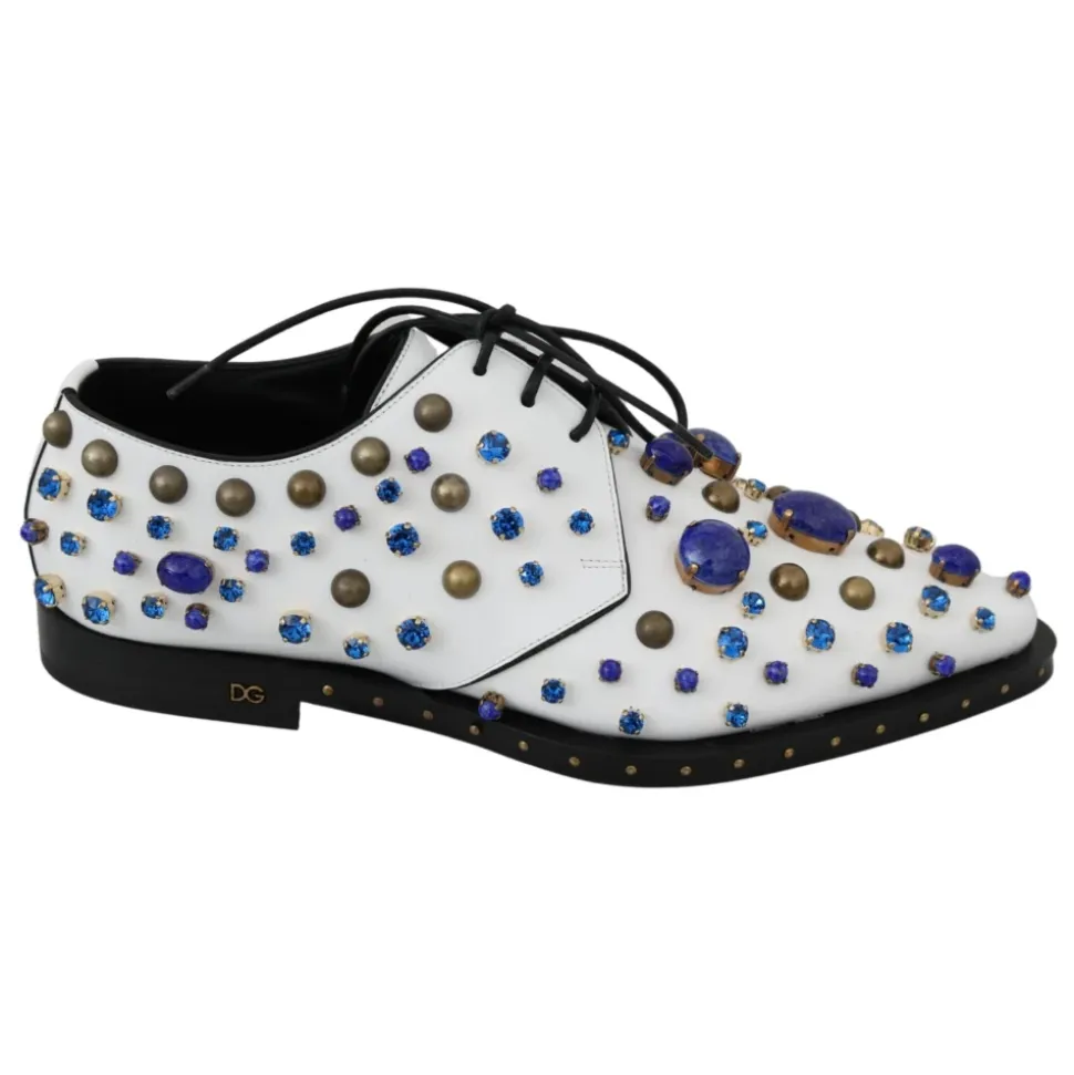 Elegante weie Lederschuhe mit Kristallen