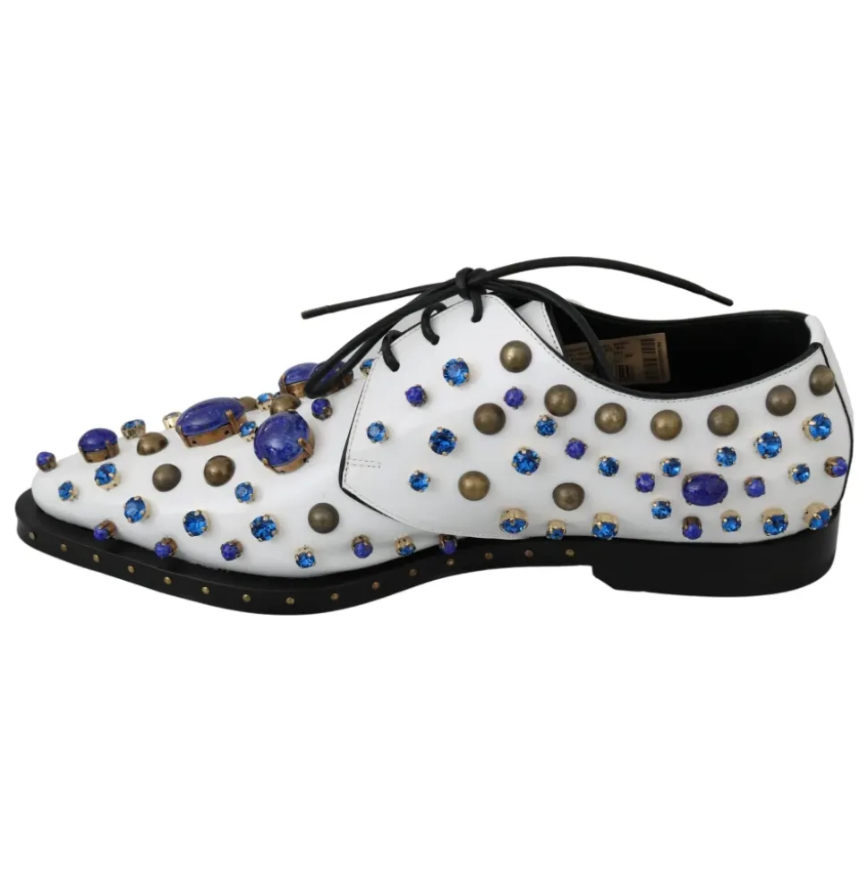 Elegante weie Lederschuhe mit Kristallen