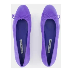 Elegante Wildleder Ballerinas mit Schleifendetail