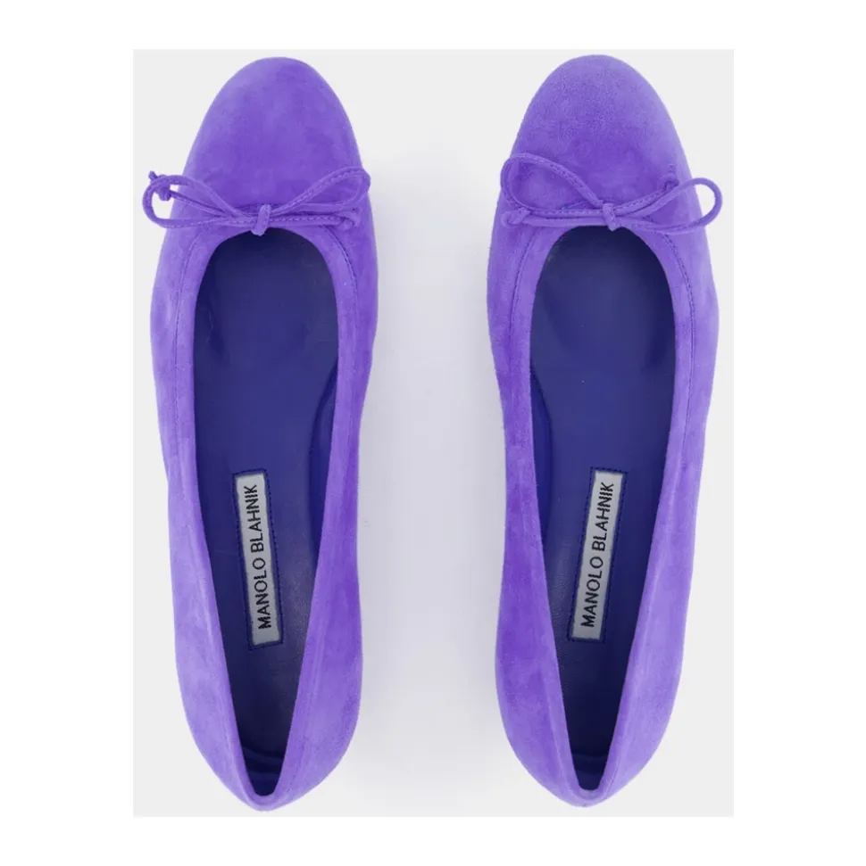 Elegante Wildleder Ballerinas mit Schleifendetail