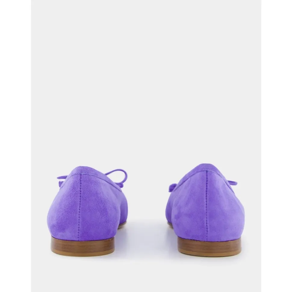 Elegante Wildleder Ballerinas mit Schleifendetail
