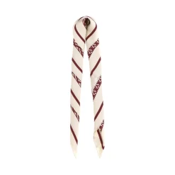 Eleganter Seidenschal mit VLogo-Druck