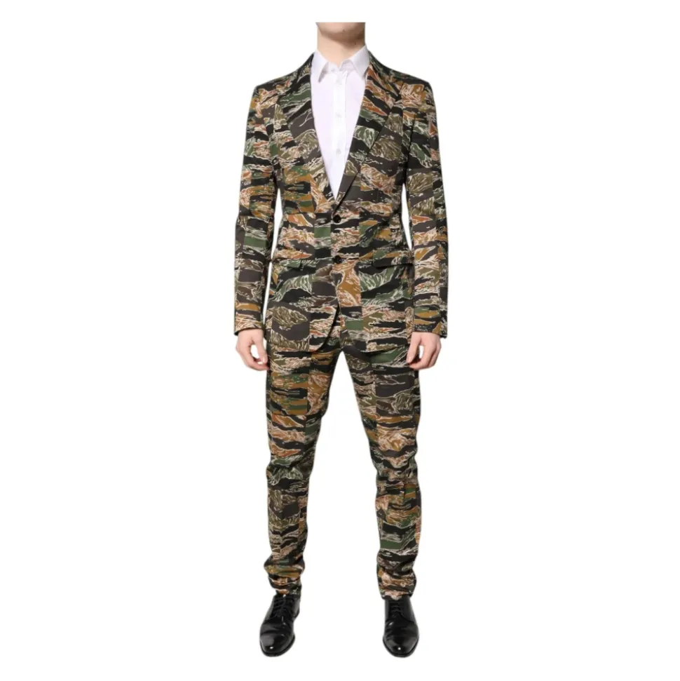 Eleganter Slim Fit 2-Teiliger Anzug
