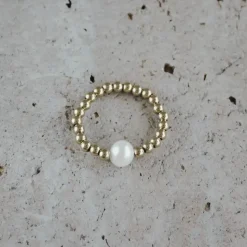 Eleganter Wasserdichter Perlenring
