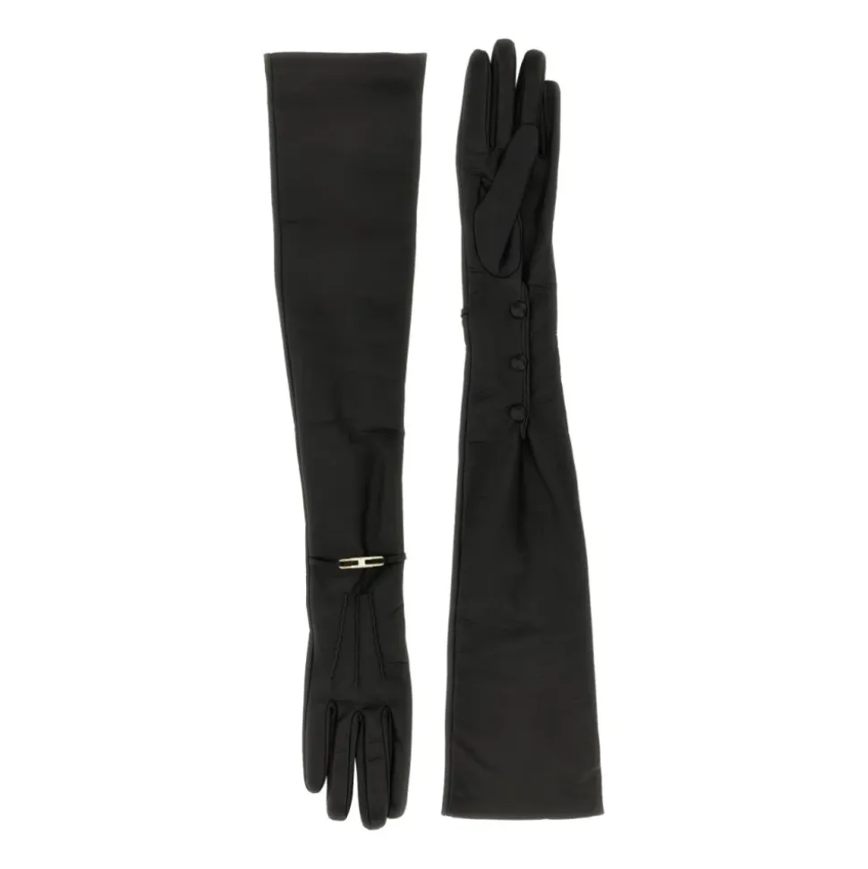 Elisabetta Franchi Handschuhe Schwarz