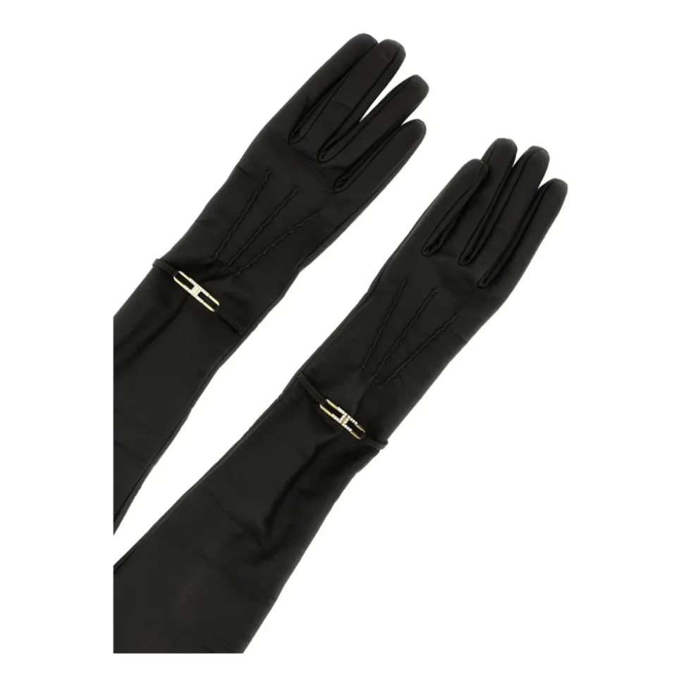 Elisabetta Franchi Handschuhe Schwarz