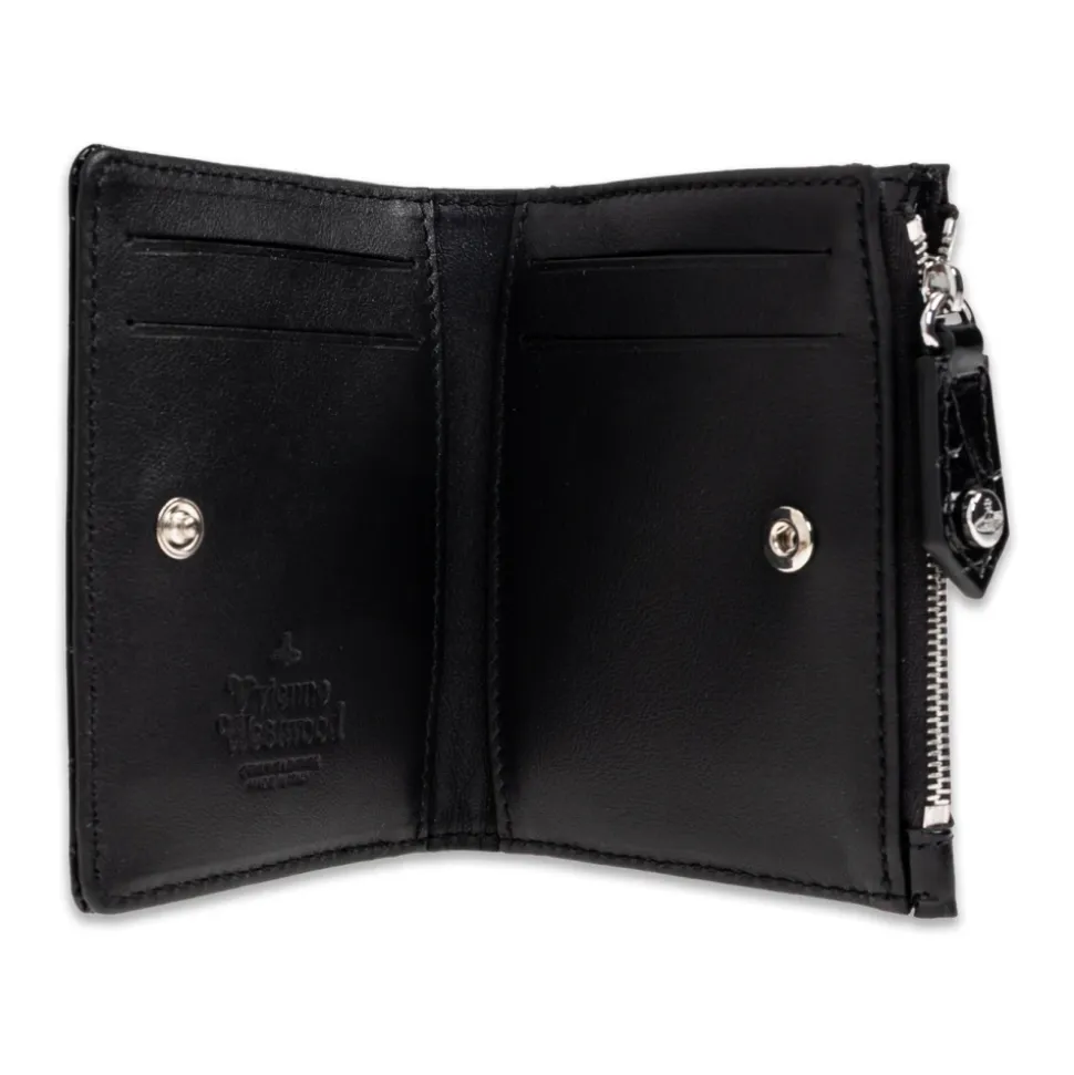 Embossed Croc Slim Kreditkartenetui