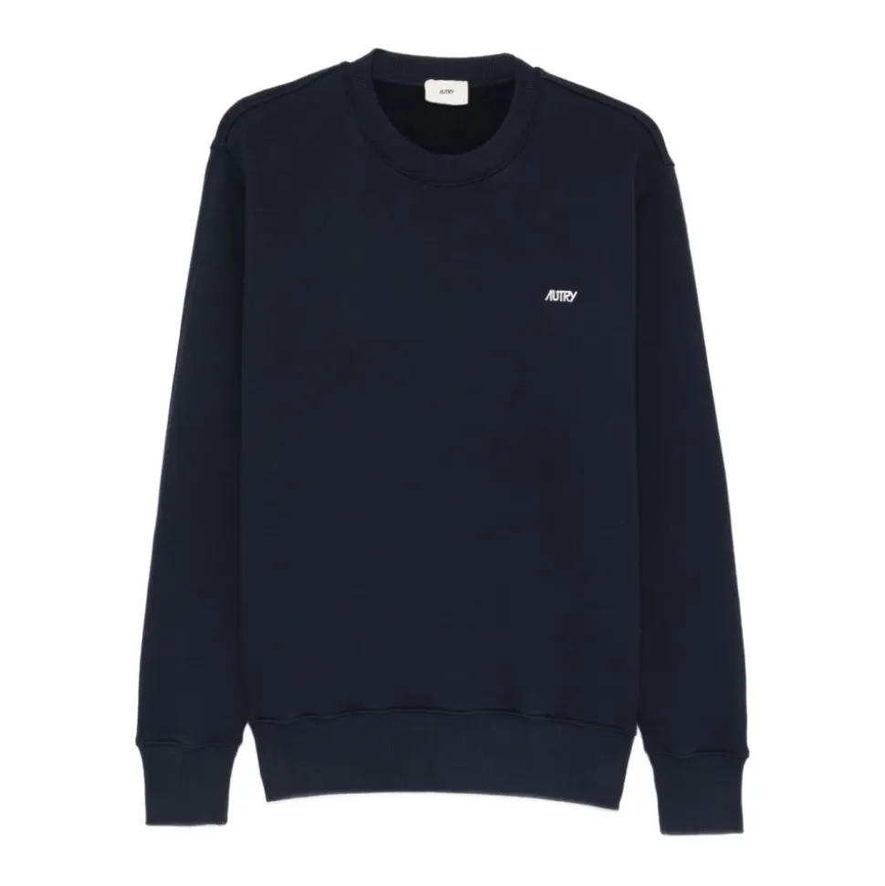 Embroidered Logo Crewneck Sweatshirt