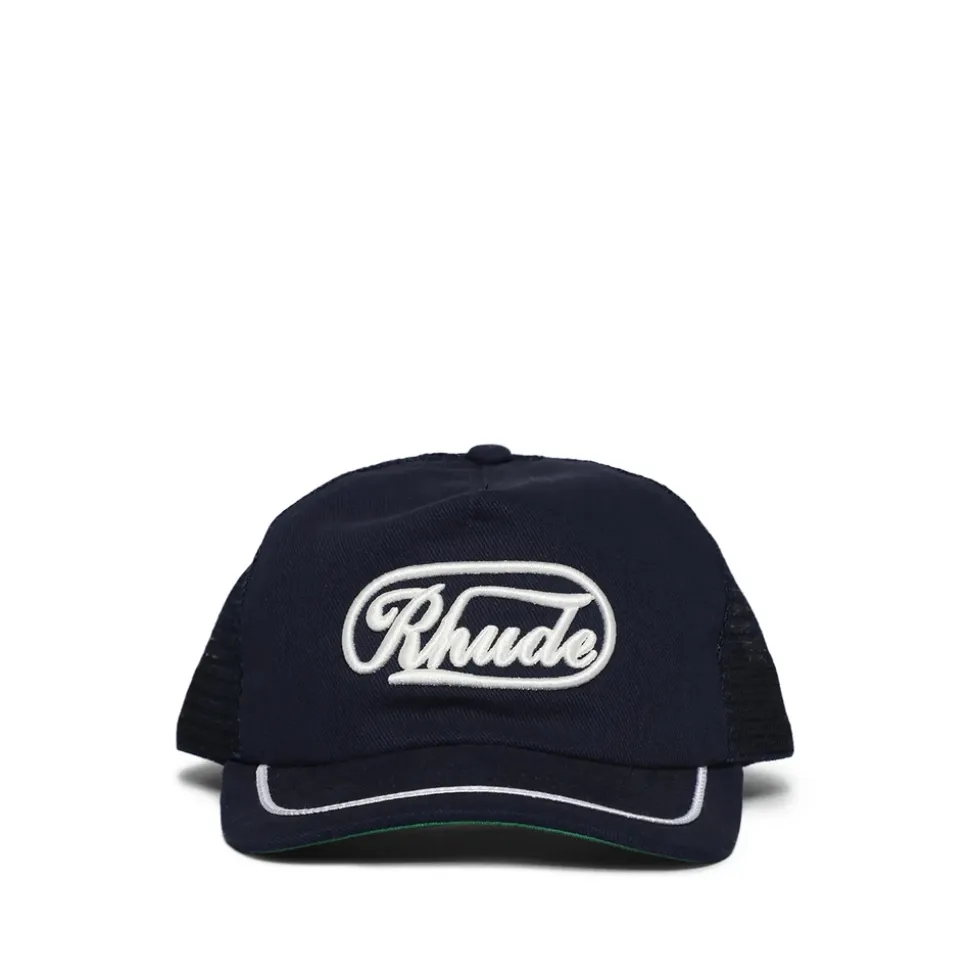 Embroidered Logo Curved Brim Cap