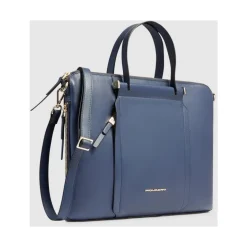 Erweiterbare, schmale Damen Laptoptasche mit iPad®-Fach, stoßfest ausgepolstert und RFID-geschützt