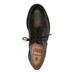 Espresso Gebrannte Schnürschuhe