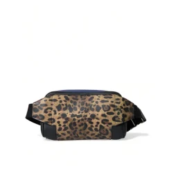 Exotische Leopardenleder-Gürteltasche