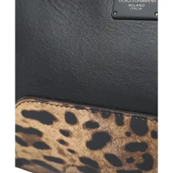 Exotische Leopardenleder-Gürteltasche