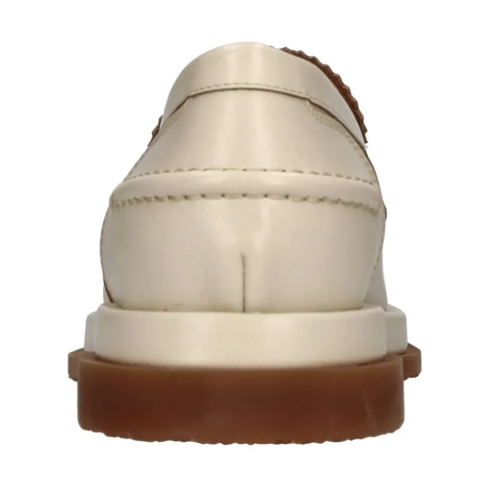 Flache Schuhe Beige