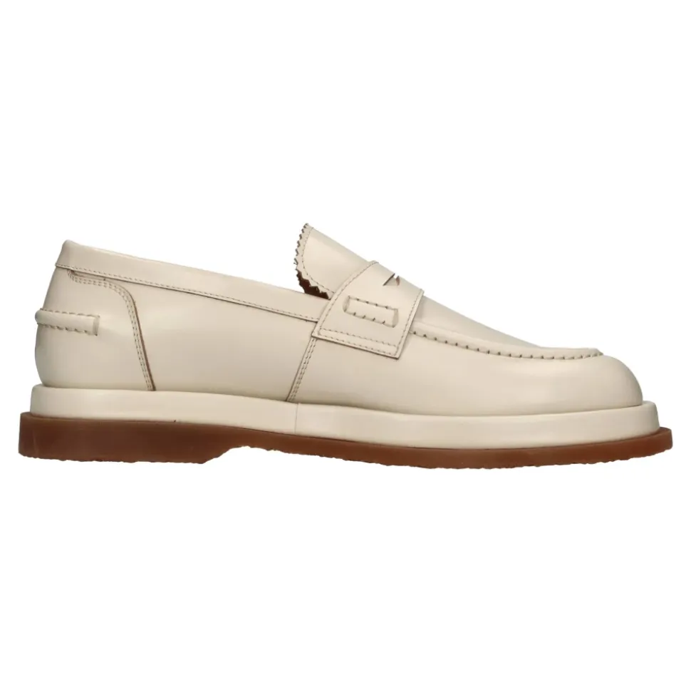 Flache Schuhe Beige