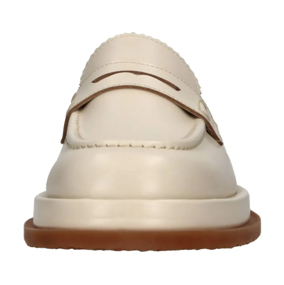 Flache Schuhe Beige