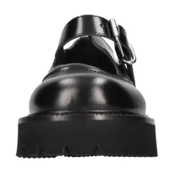 Flache Schuhe Schwarz