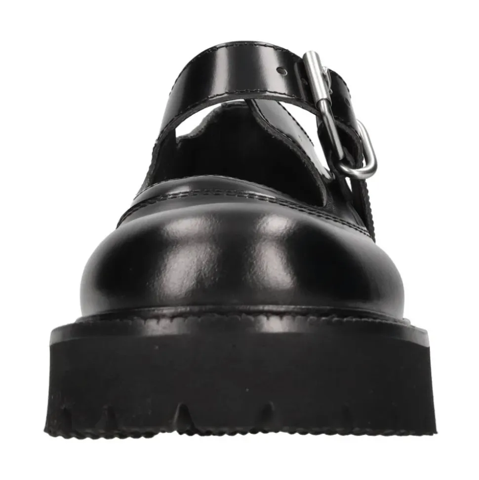 Flache Schuhe Schwarz