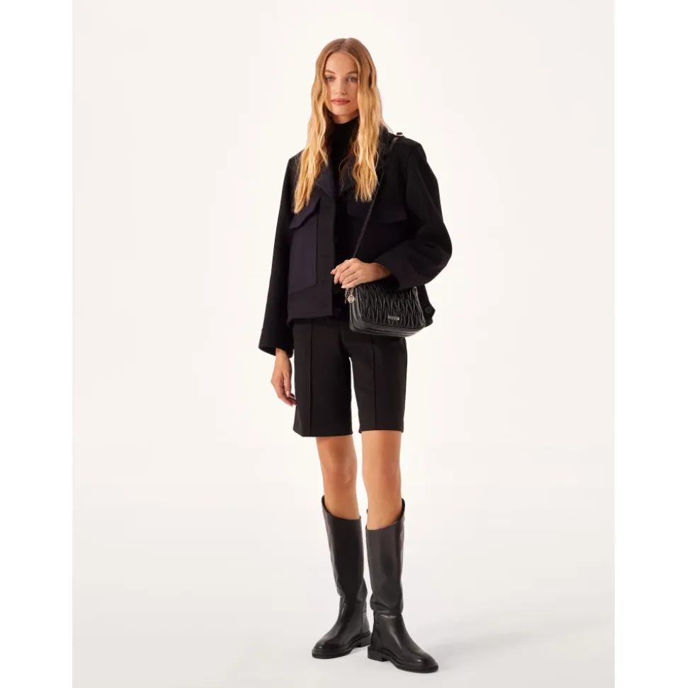 Flache Slipper-Boots aus Leder