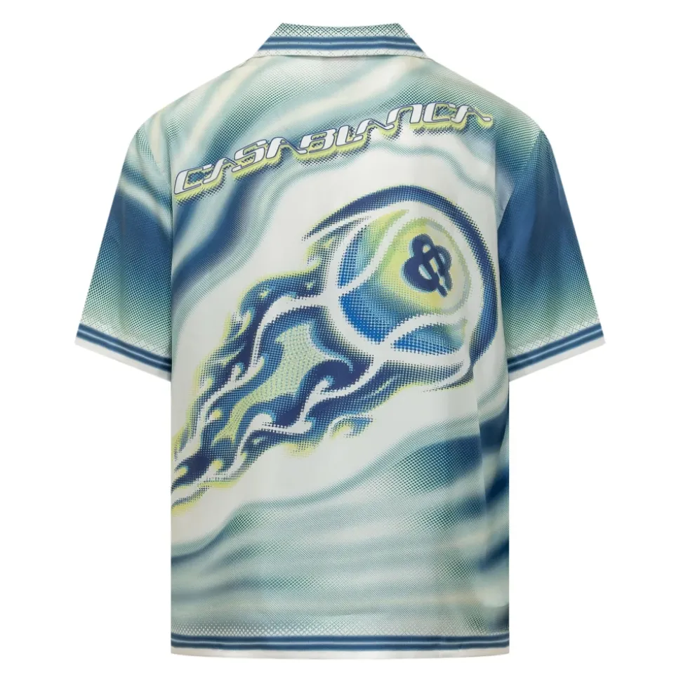 Flaming Tennis Shirt