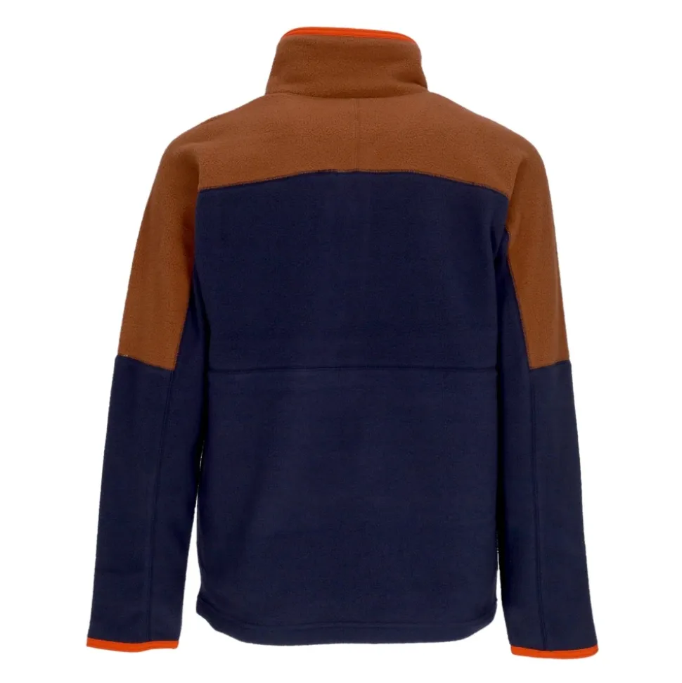 Fleecejacke mit Halbem Reißverschluss und Stehkragen