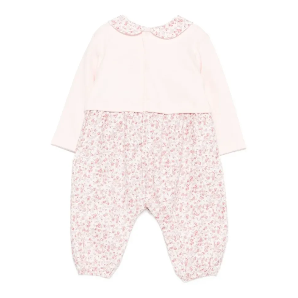 Floral Print Cotton Romper