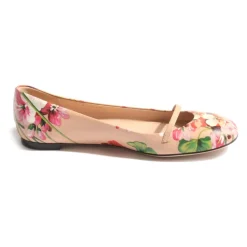 Florale Ballerina Schuhe Bloom Pink