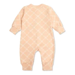 Flower Grid Rib One-Piece