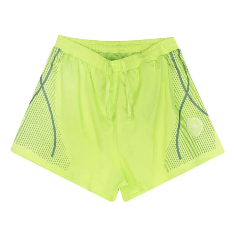Fluoreszierende gelbe Laufshorts