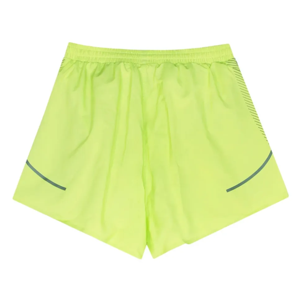 Fluoreszierende gelbe Laufshorts