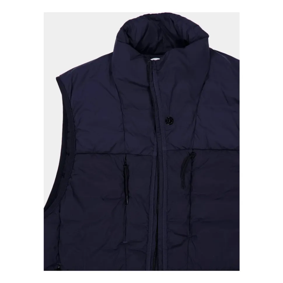 G100004 Nahtloser Tunnel Nylon Daunen Gilet