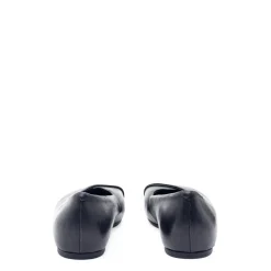 G34 Square – Schwarze gefaltete Ballerina