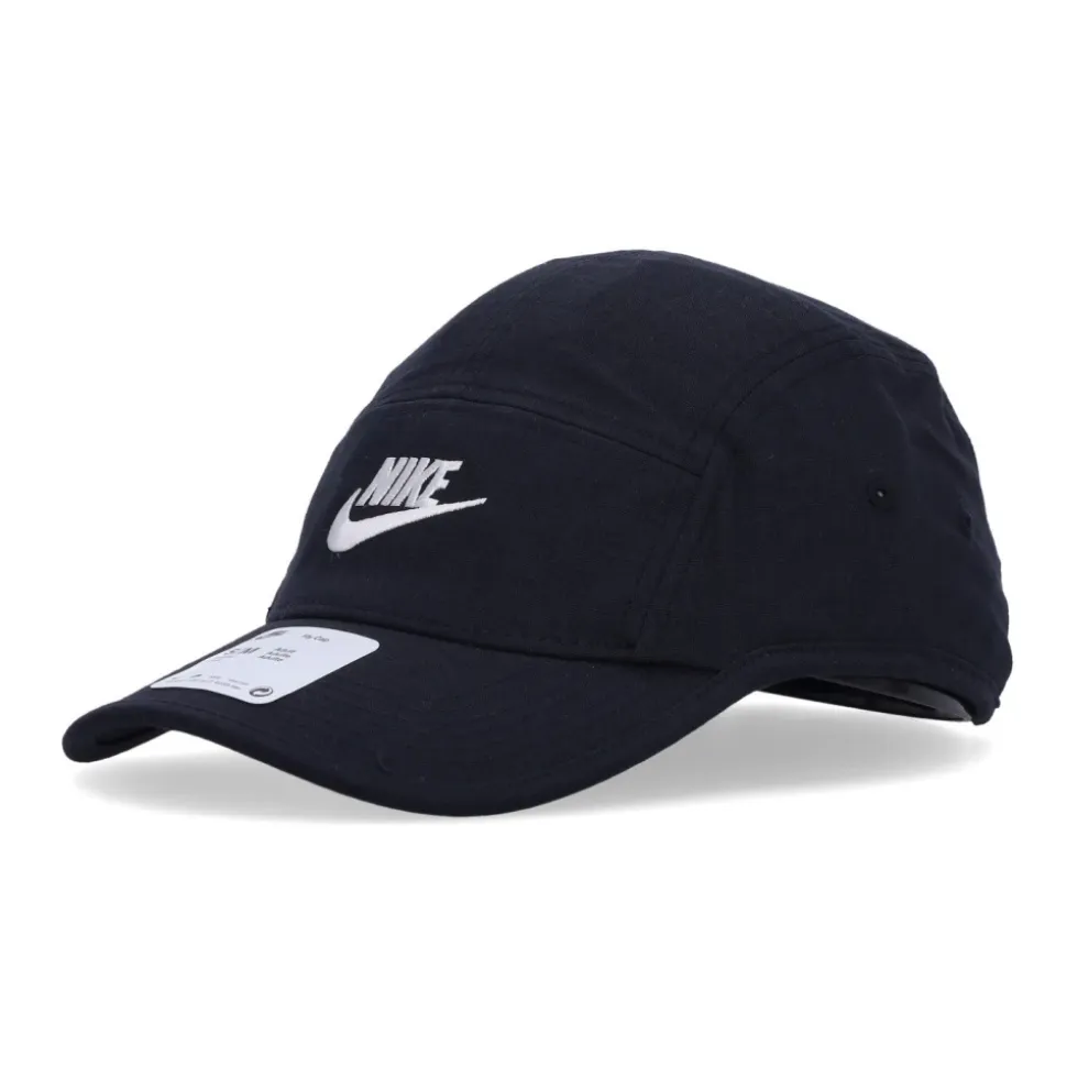 Gebogener Schirm Fly Cap Schwarz/Weiß