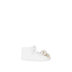 Gelbe Glitter Mary Janes Schuhe