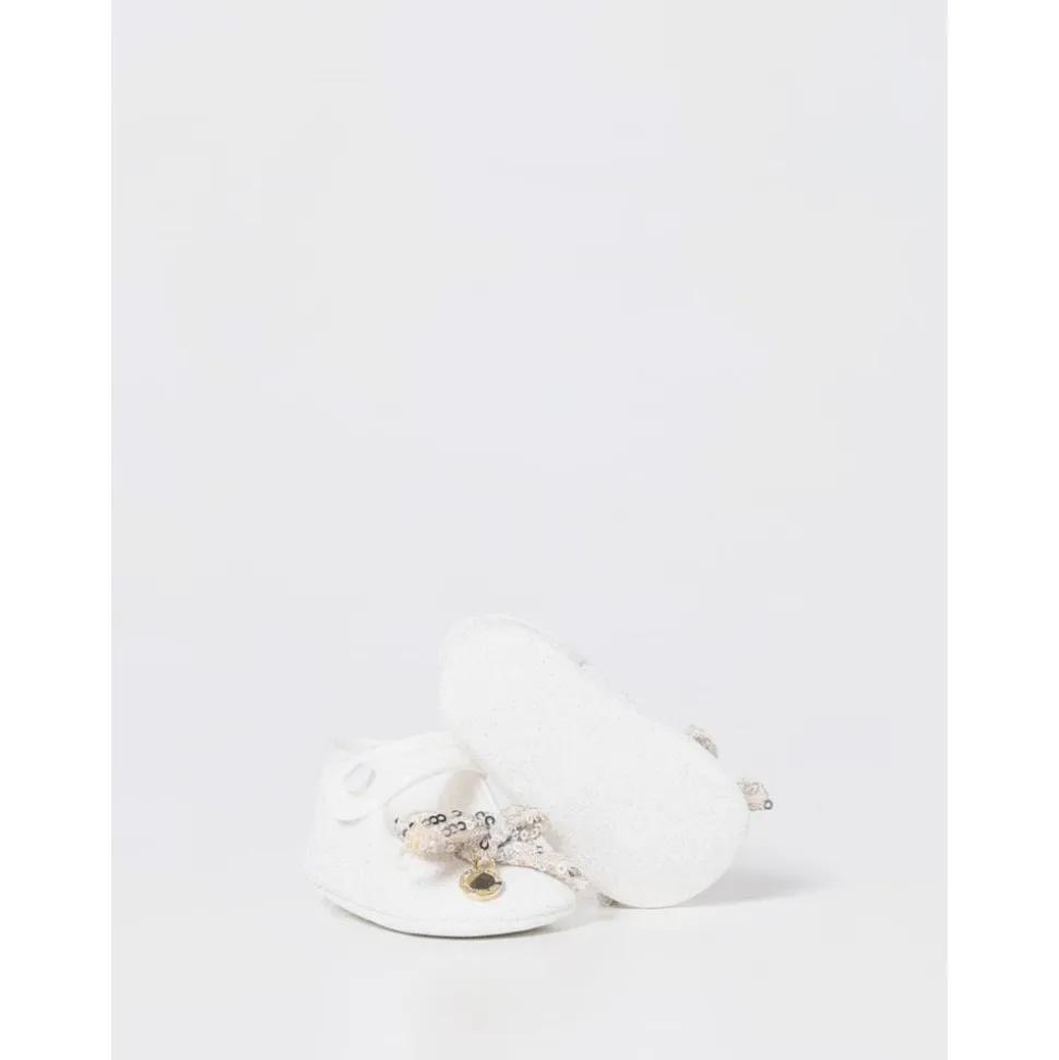 Gelbe Glitter Mary Janes Schuhe