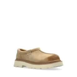 Gelbe Wildleder Lug Loafer Schuhe