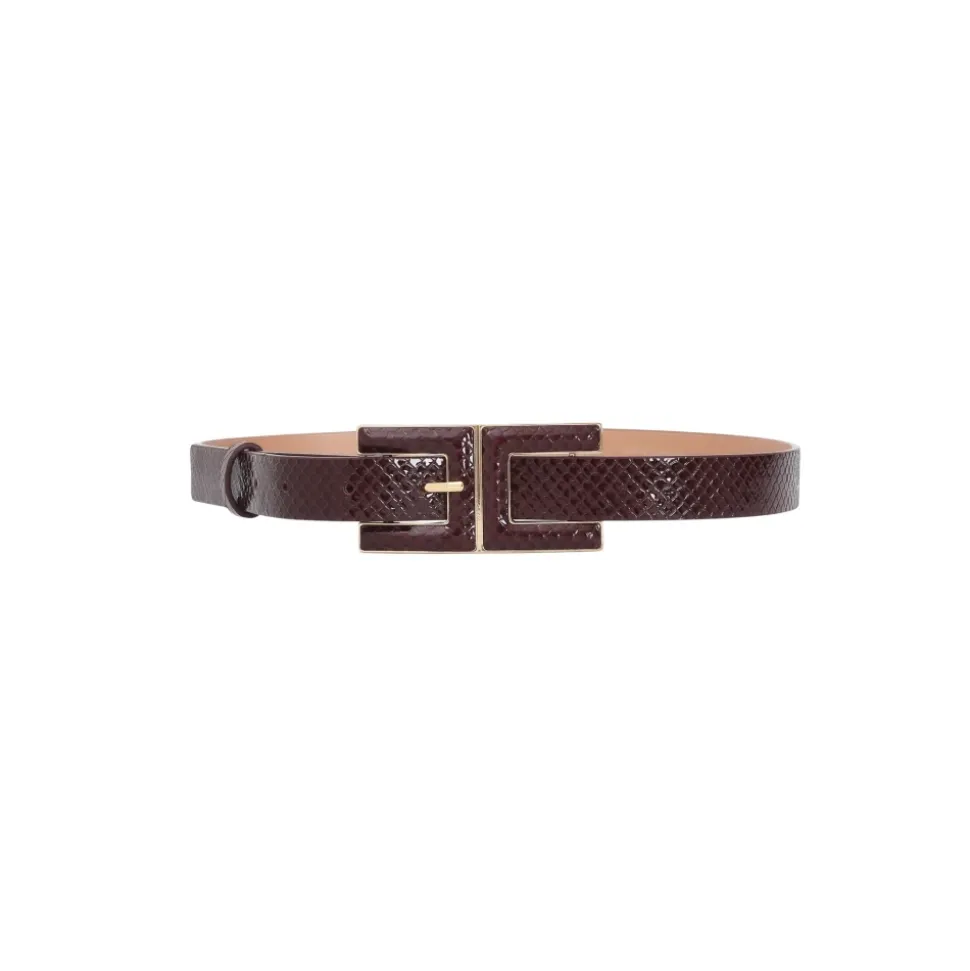Geometric Buckle Belt
