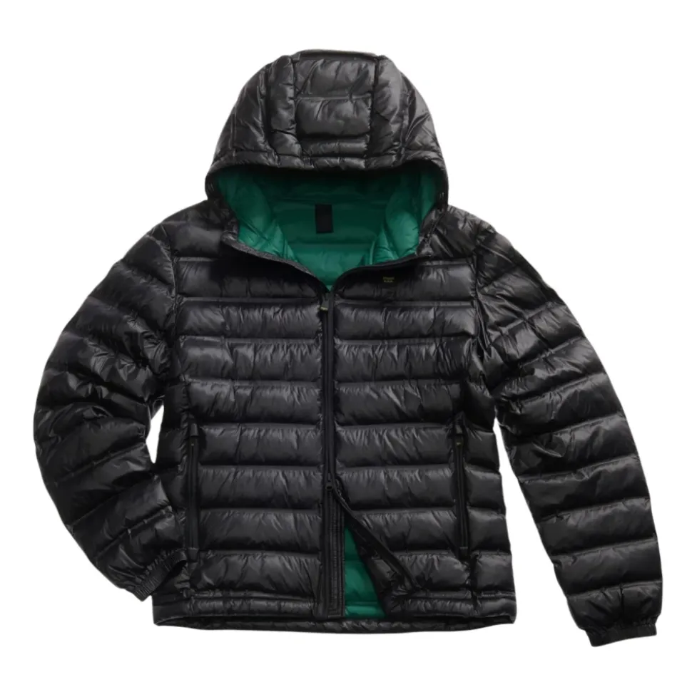 Gepolsterte Herrenjacke mit Kapuze