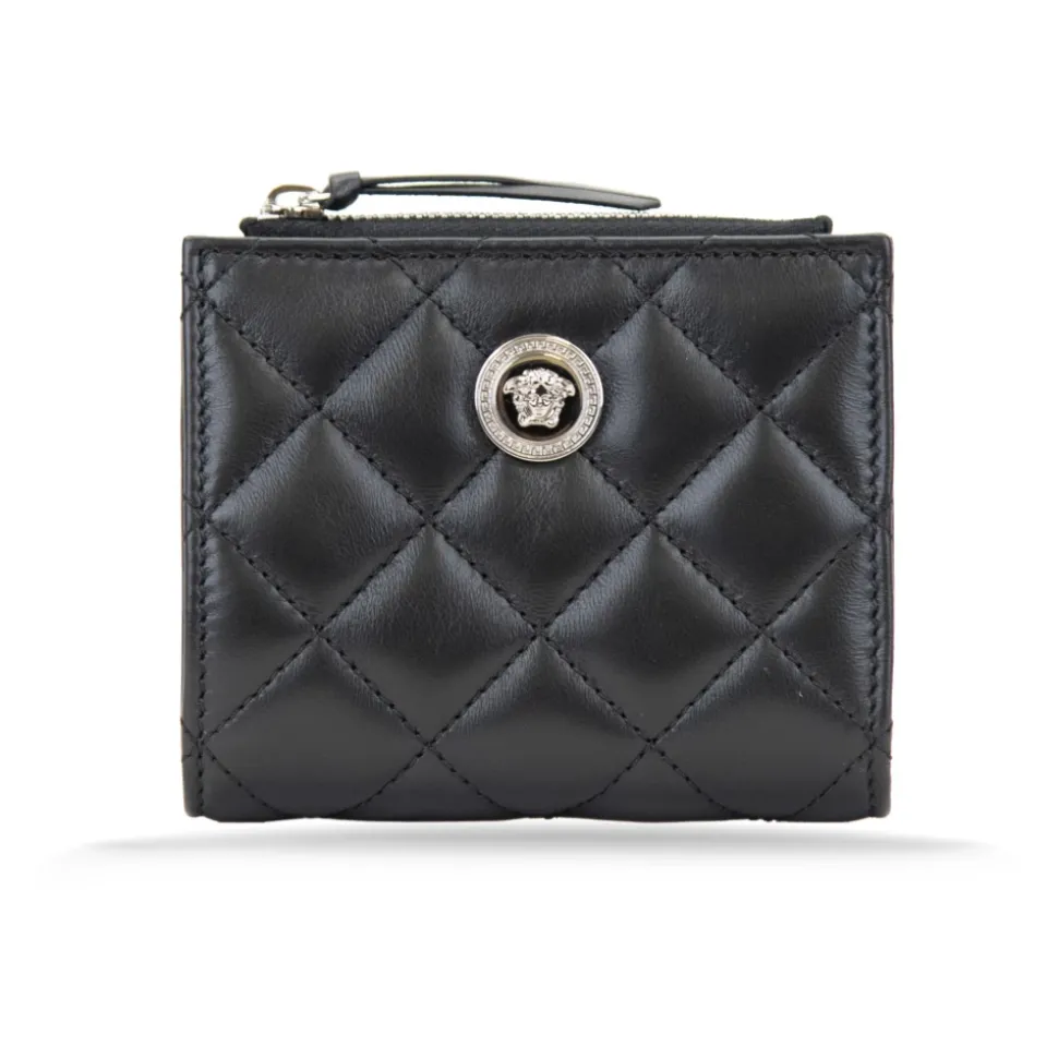 Gepolsterte Leder-Damenbrieftasche