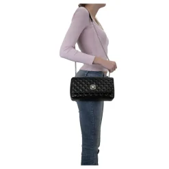 Gepolsterte Leder-Schultertasche Magnetischer Verschluss
