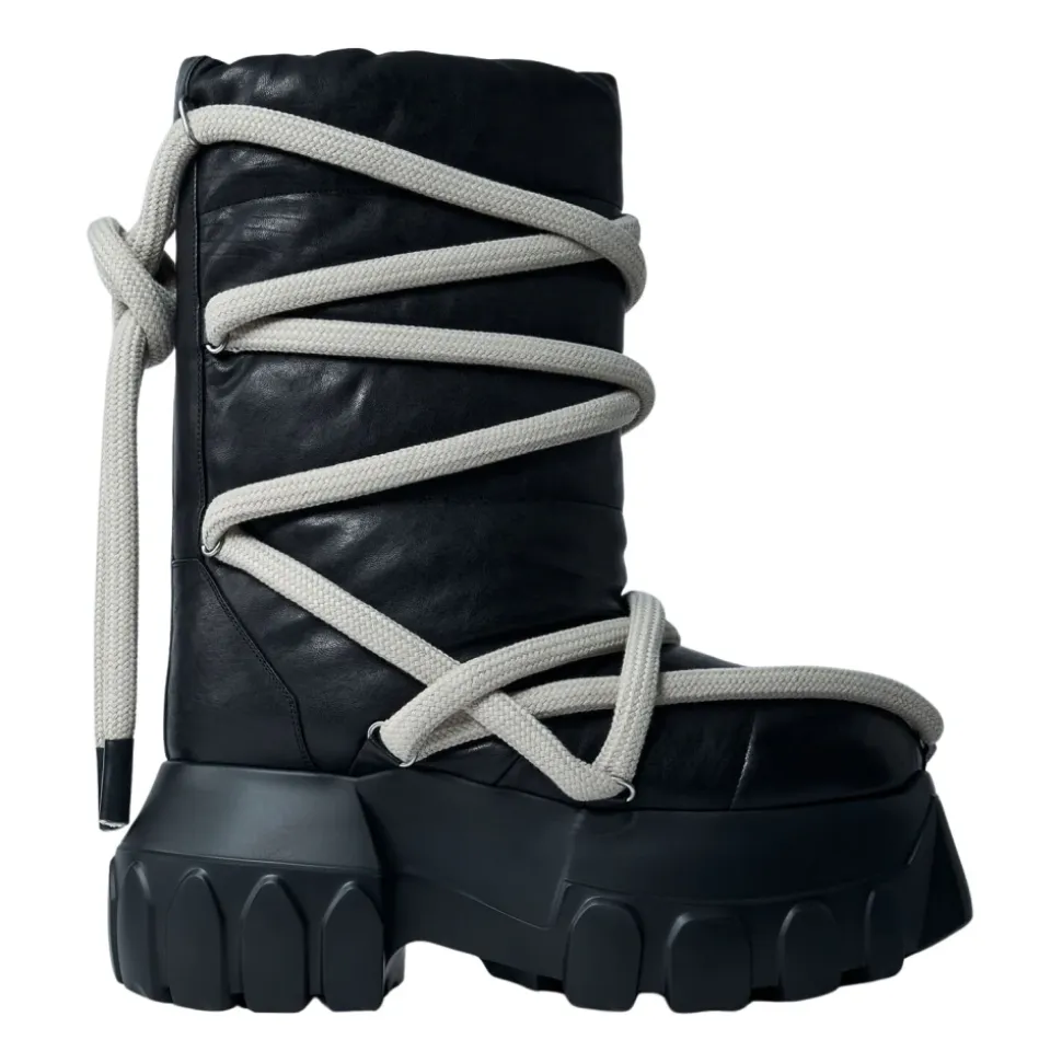 Gepolsterte Ledertraktorstiefel