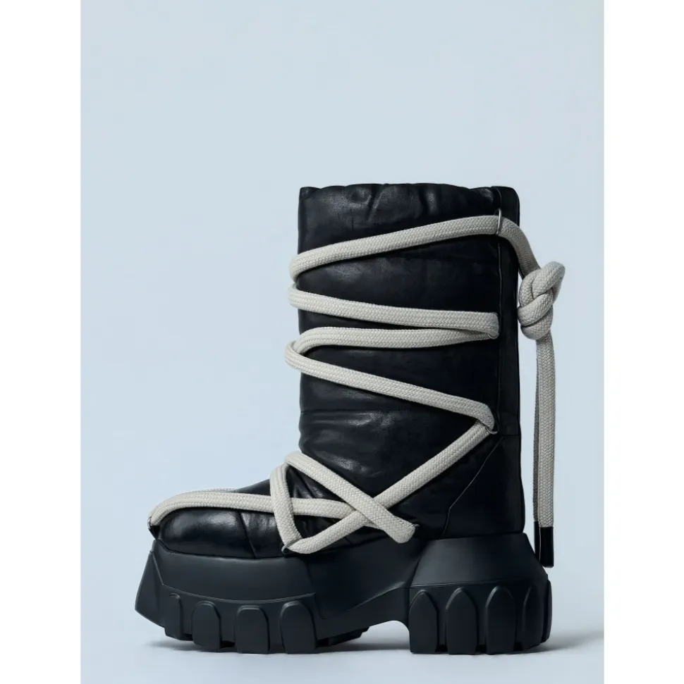 Gepolsterte Ledertraktorstiefel