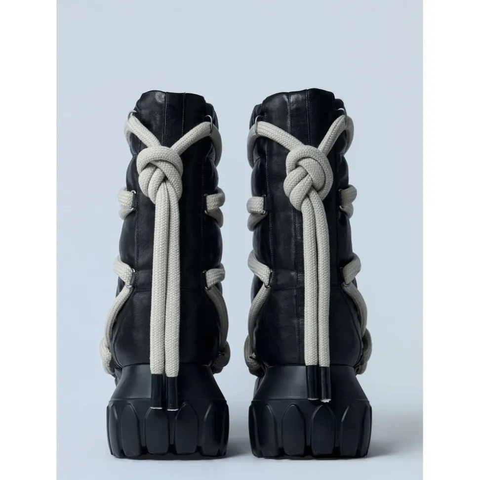 Gepolsterte Ledertraktorstiefel